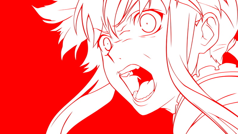 1080P, anime girls, yandere, anime, Mirai Nikki, Gasai Yuno