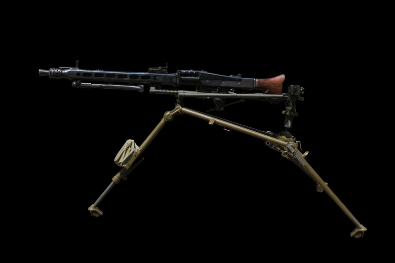 wwll, military, gun, machine, weapon, 2K, ww2, mg42, germany