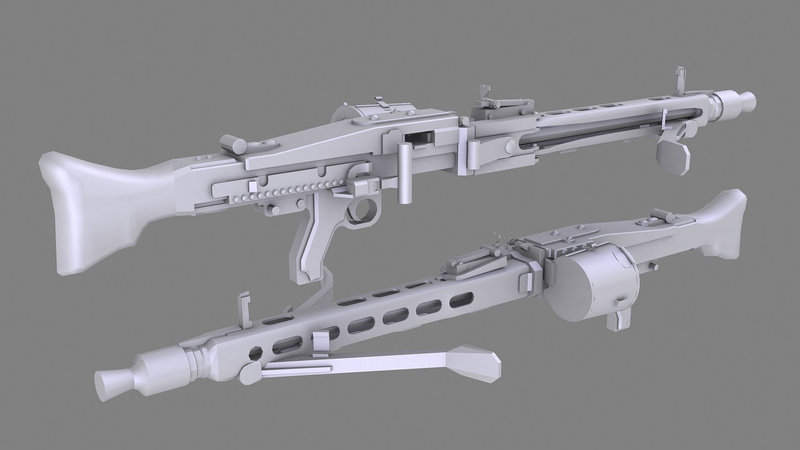 germany, 1080P, gun, machine, military, wwll, ww2, mg42, weapon