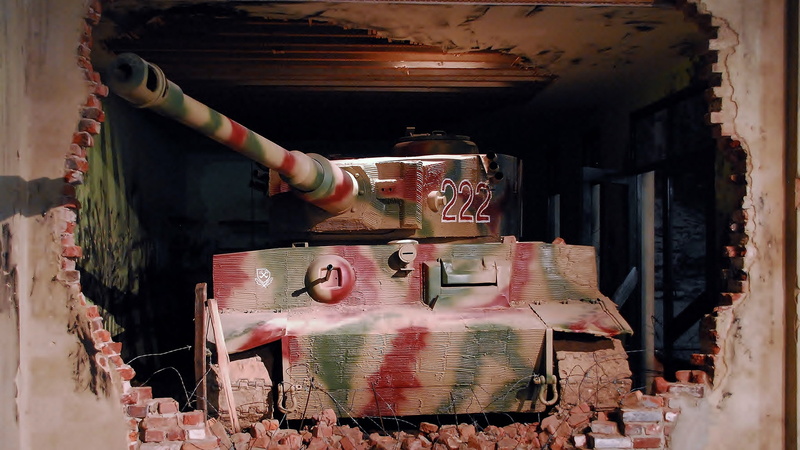1080P, German heavy tank, the ruins, Tiger, tiger I, Museum