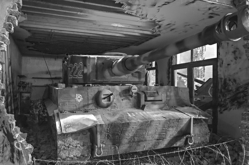 German heavy tank, tiger I, 1080P, the ruins, Tiger