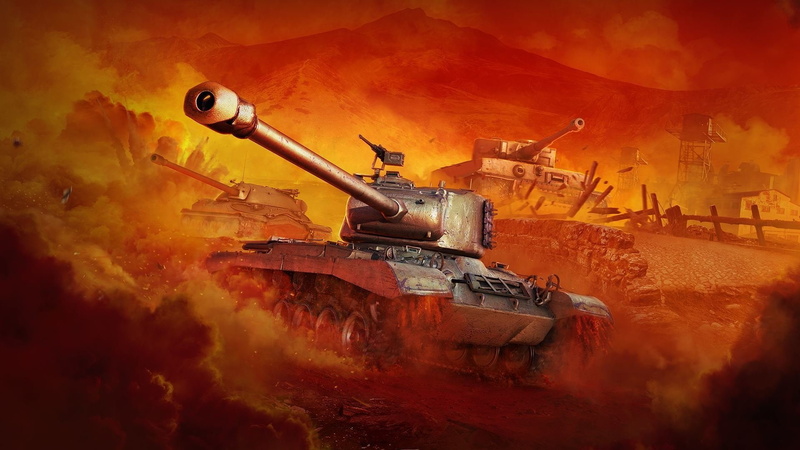 Tank, World Of Tanks, M46 Patton, IS-7, Tiger I, Video Game, 1080P