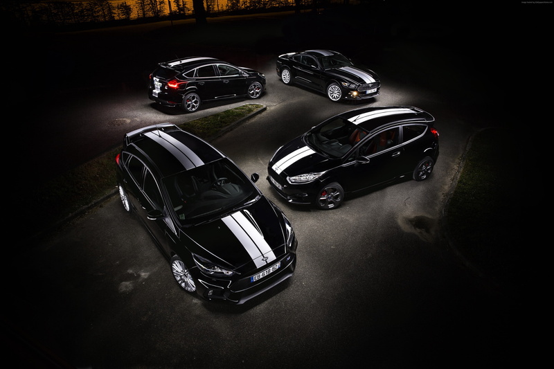 Ford Focus RS " Le Mans 50th Anniversary", limited edition, 4K, black, Le Mans