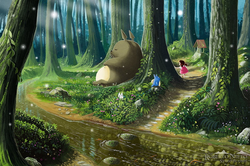 Totoro (My Neighbor Totoro), Mei Kusakabe, Movie, 720P, My Neighbor Totoro, Mini Totoro (My Neighbor Totoro)