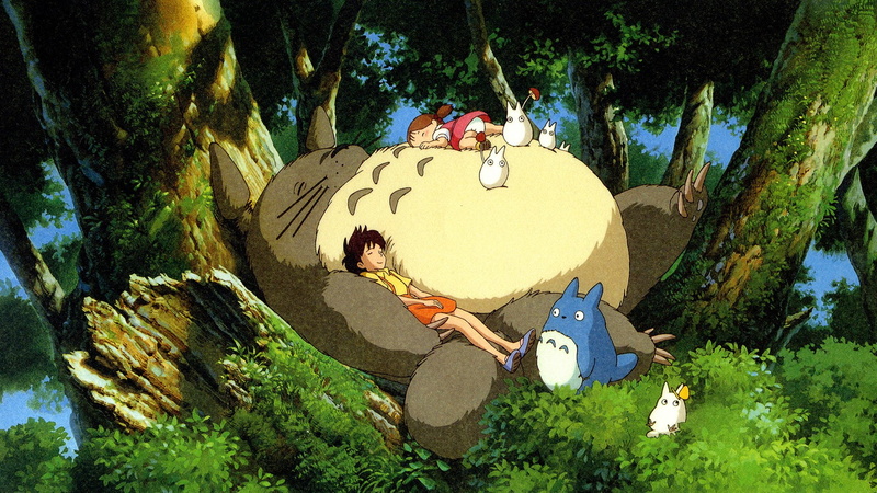 Mini Totoro (My Neighbor Totoro), Movie, My Neighbor Totoro, Satsuki Kusakabe, Mei Kusakabe, Totoro (My Neighbor Totoro), 1080P