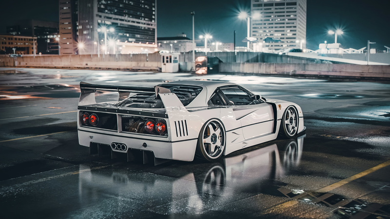 Ferrari F40 LM, 4K, Ferrari