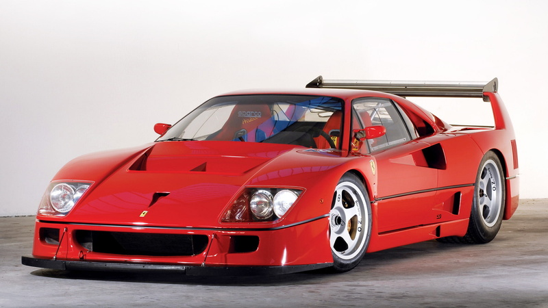 Ferrari, Red Car, Ferrari F40 LM, Sport Car, Car, 1080P, Supercar