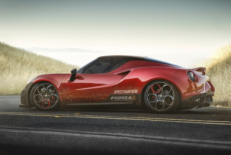 auto, car, tuning, Yasid Design, 1080P, alfa romeo 4c coupe, Yasid Oozeear, alfa romeo