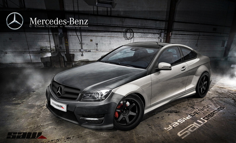 tuning, 1080P, Yasid Design, car, Yasid Oozeear, auto, Mercedes, Mercedes c сlass coupe