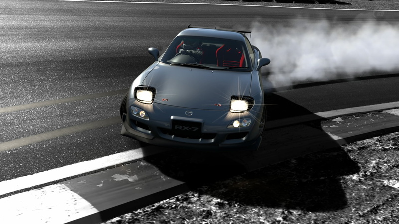 Mazda, Drifting, Mazda RX 7, PlayStation 3, car, Gran Turismo 6, 1080P