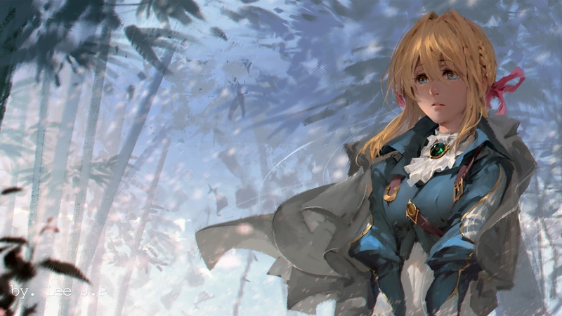 Violet Evergarden (Character), Violet Evergarden (Anime), Anime, Violet Evergarden, 1080P