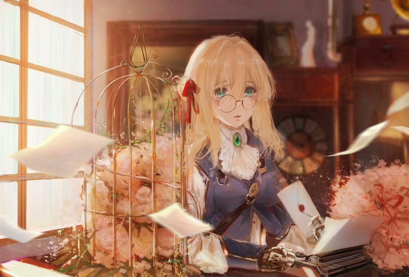 Violet Evergarden, Violet Evergarden (Character), Anime, 1080P