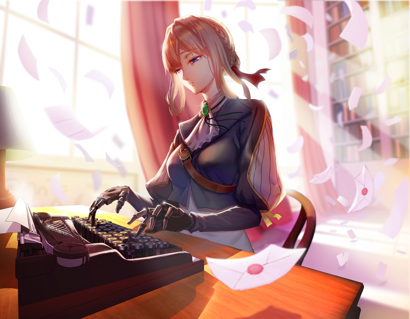 Violet Evergarden, Violet Evergarden (Character), Anime, 1080P