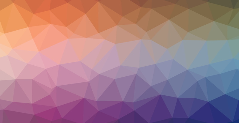 Violet, abstract, 1080P, Orange, Soft Gradient, Gradient, red, Triangle, Linux, blue