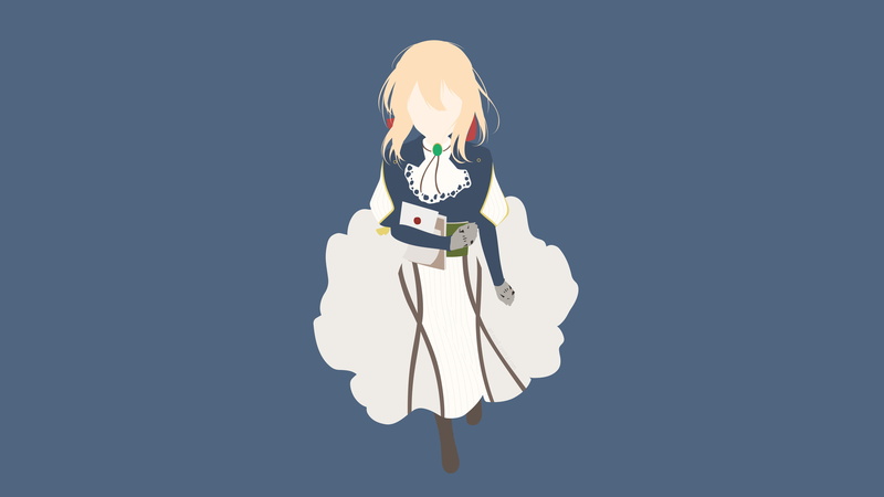 Violet Evergarden, Violet Evergarden (Character), 4K, Anime