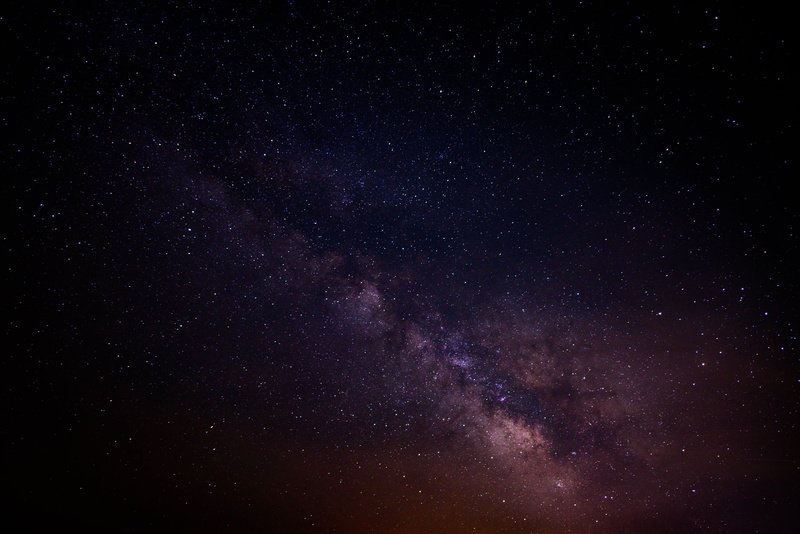 low angle view, backgrounds, purple, illuminated, beauty in nature, star, tranquility, star - space, scenics - nature, gradient, idyllic, sky, space, constellations