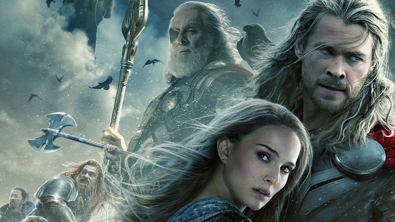 thor, hopkins, mjolnir, hammer, natalie, anthony, brunette, dark, portman, world, 1080P, the, hd, movies