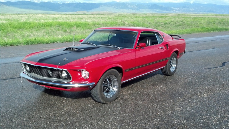 Car, Red Car, Fastback, Ford, Muscle Car, 1080P, Ford Mustang Mach 1
