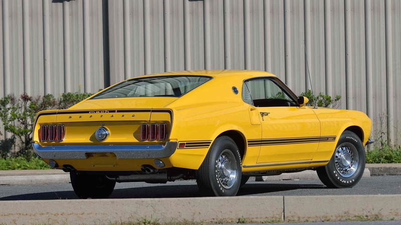 1969, 720P, mach-1, yellow, mustang, fastback, cars, ford
