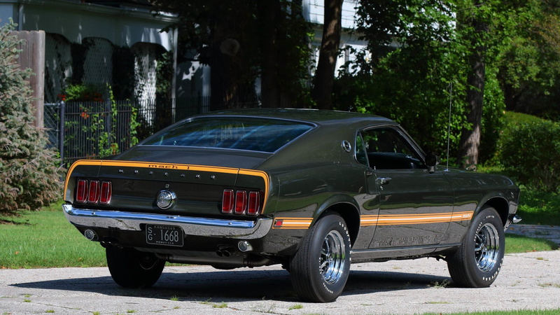 black, ford, 1969, jade, cars, mach-1, mustang, 720P, fastback
