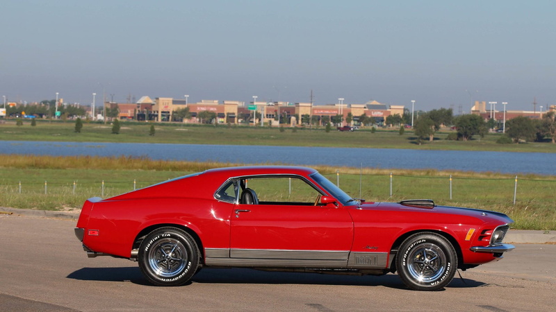 1970, mach-1, fastback, red, mustang, cars, ford, 720P