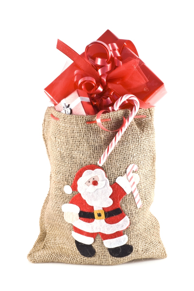 gift, pouch, bow, santa claus, box - container, christmas, ribbon, red, still life, pascuero, toy, drawstring, gift box, white background, christmas kids gifts old