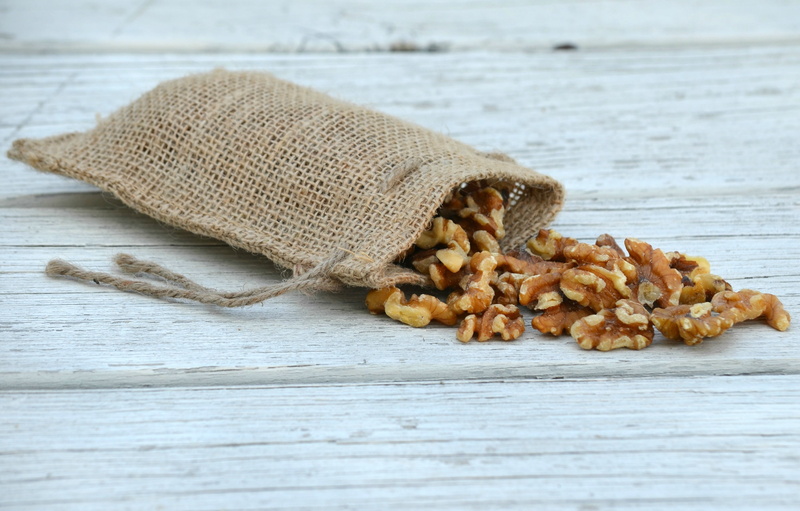 wellbeing, focus on foreground, nutrition, gray, no people, nut, peanut - food, wood - material, sack, still life, indoors, snack, organic, freshness, surface
