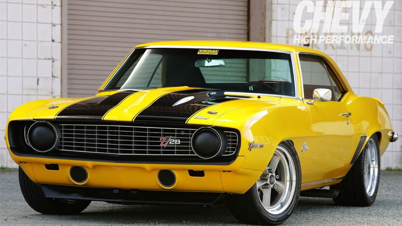 muscle, cars, 1080P, 302, yellow, camaro, 1969, z28, classic