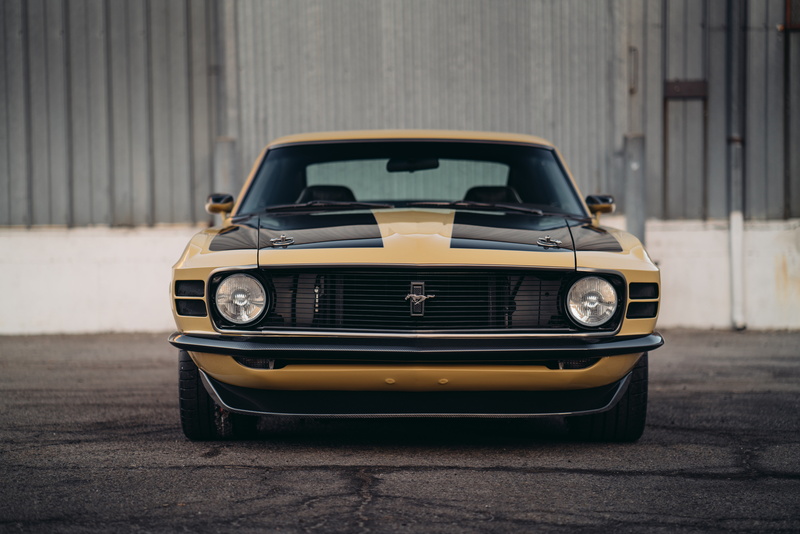 Yellow Car, Vehicle, Car, Ford Mustang Boss 302, 8K, Ford, Ford Mustang, Muscle Car