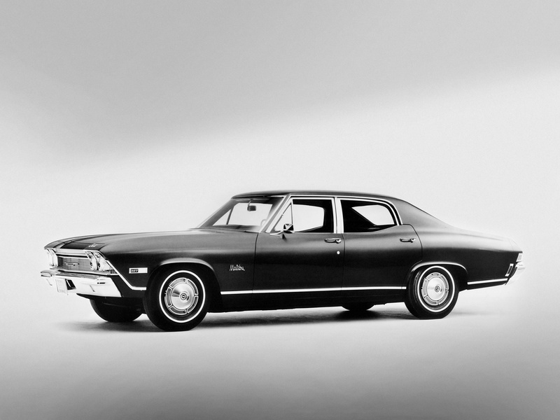malibu, 1968, chevelle, classic, 1080P, chevrolet, sedan, 136 69