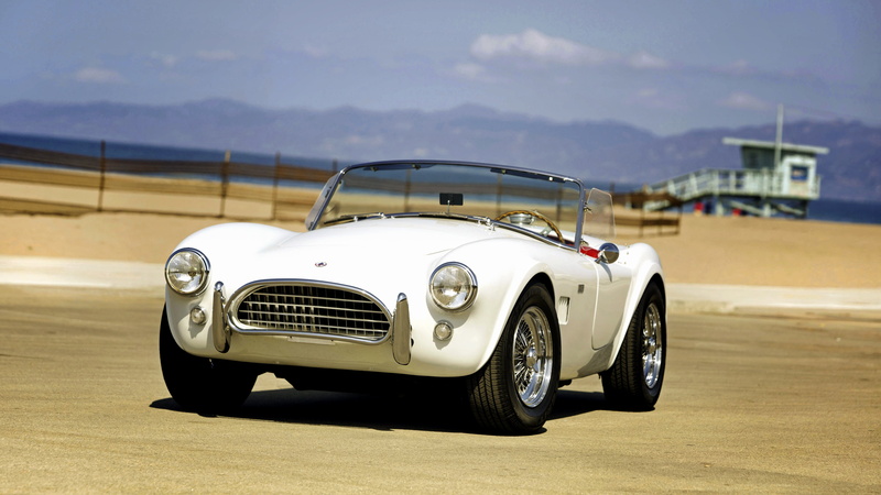 1964, Shelby, beach, 289, Ford, 4K, AC Cars, MkII, Cobra