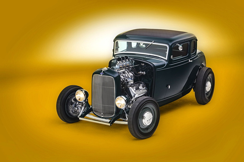 Vintage Car, Ford, Hot Rod, Ford Coupe, 1932 Ford Coupe, 1080P