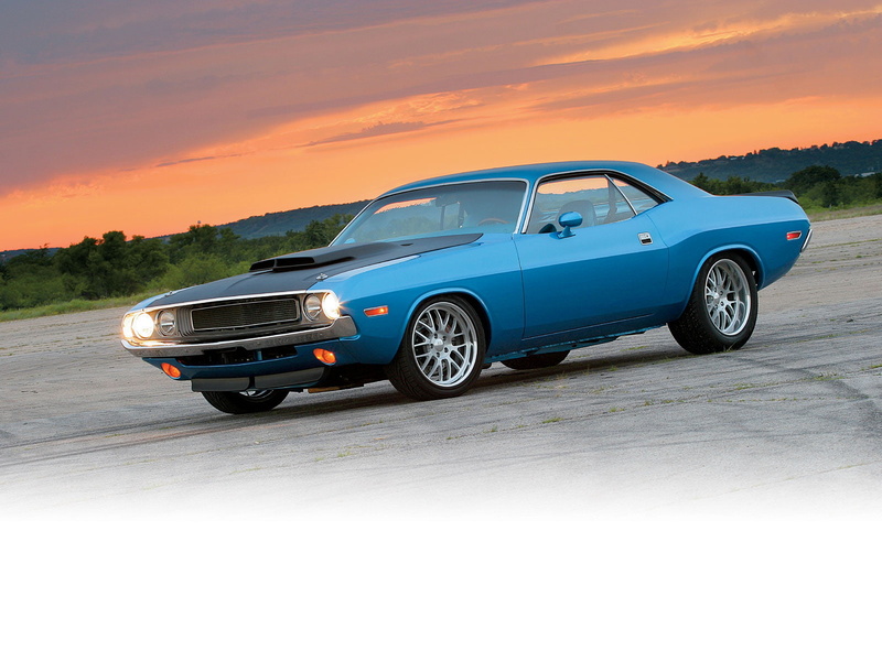 hot, 720P, muscle, challenger, dodge, cars, rod, 1970