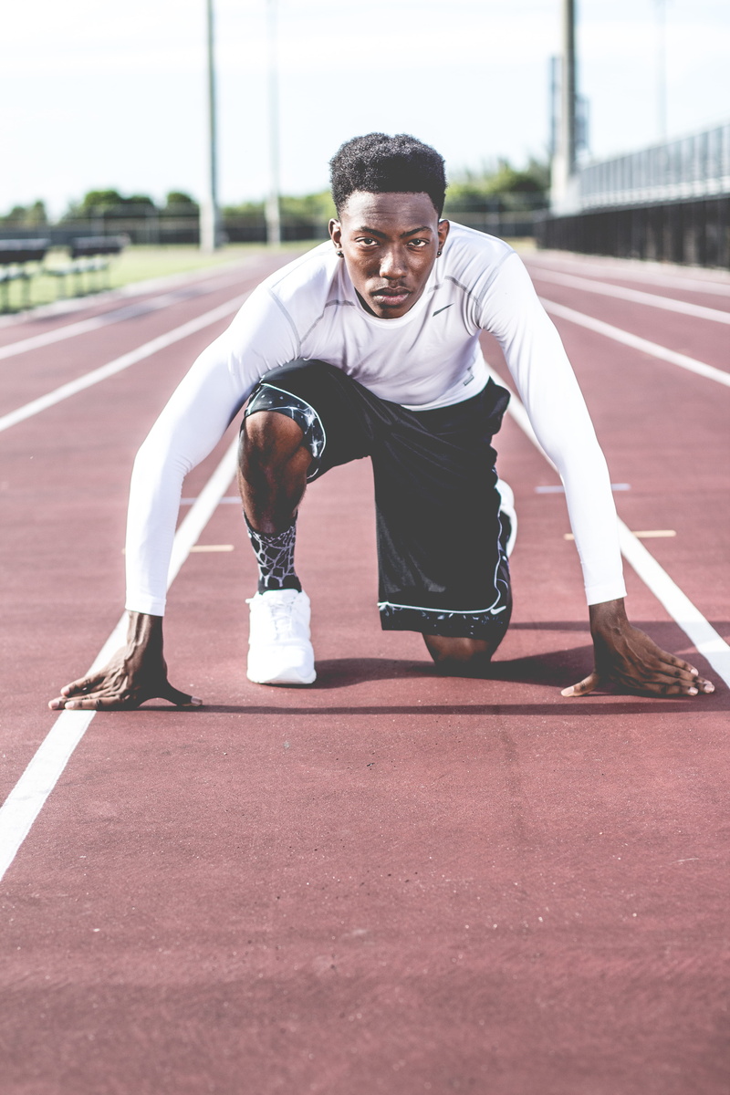 running, Runner, racer, healthy Lifestyle, male, wearing, focus, clothing, determination, exercising, track, nike, young Men, sports Clothing, front view