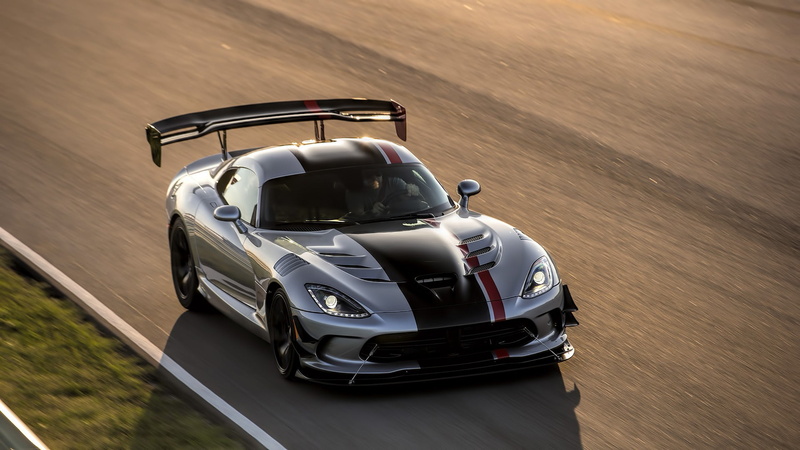 no people, 1080P, Dodge Viper ACR, speed, motor vehicle, high angle view, retro styled, blurred motion, on the move, mode of transportation, vintage car