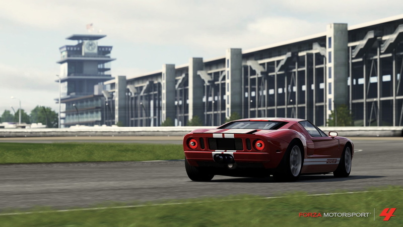 red, car, red car, rear, view, forza, coupe, motorsport, forza motorsport 4, rear view, 1080P, sports