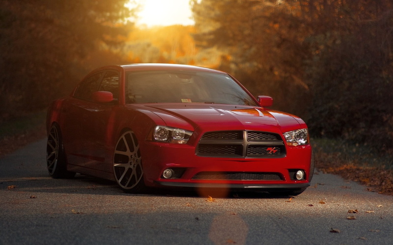 720P, vehicle, Dodge Charger, car, red cars