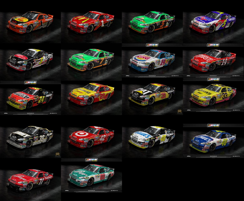cars, nascar, digital, 1080P