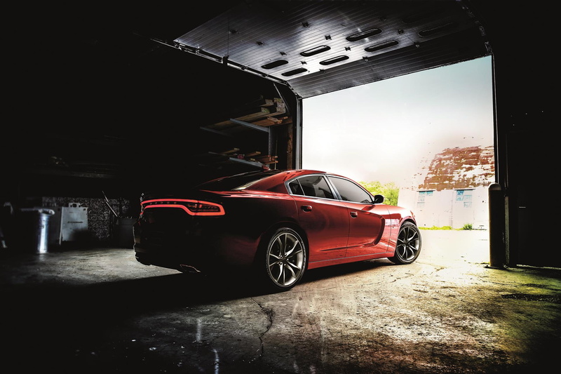 charger, no people, motor vehicle, car, 1080P, transportation, city, dodge, architecture, sedan, red, srt, window, indoors, built structure, building