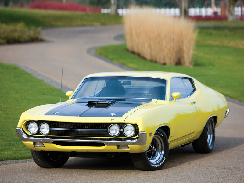 torino, Ford Torino, yellow, ford, coupe, Cars s HD, 1080P