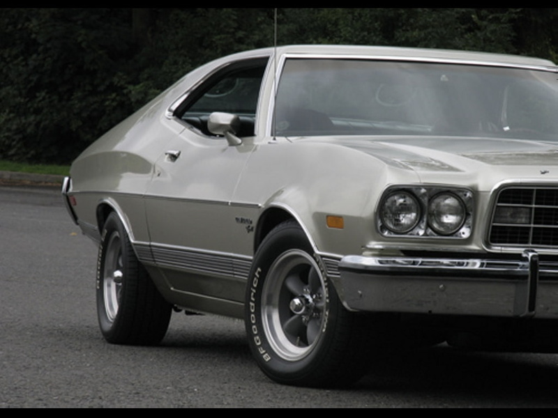 480P, torino, gray, car, art, Ford, hd, cars