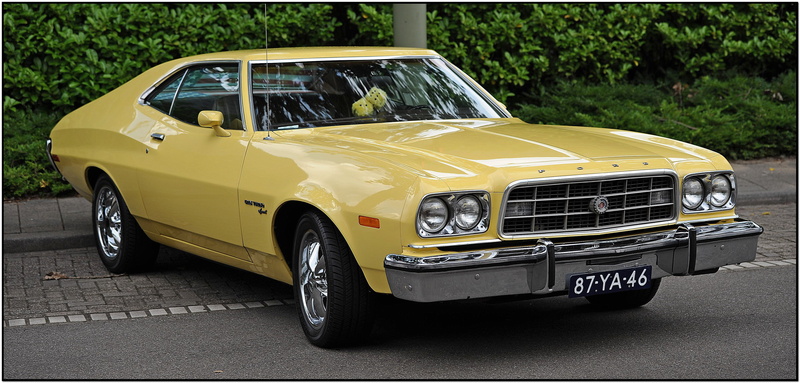 ford, torino, classic, 4K, 1973, muscle