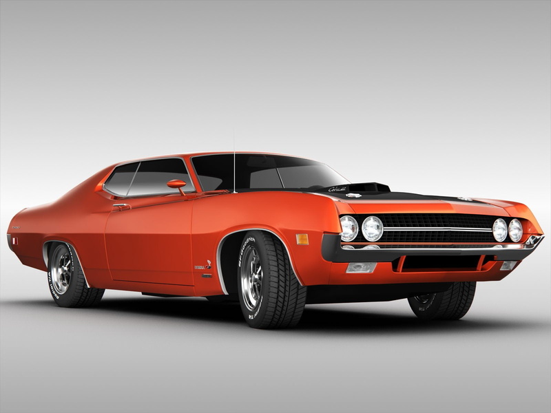 classic, torino, muscle, ford, 720P