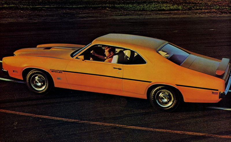 classic, muscle, cyclone, mercury, spoiler, 1970, 720P