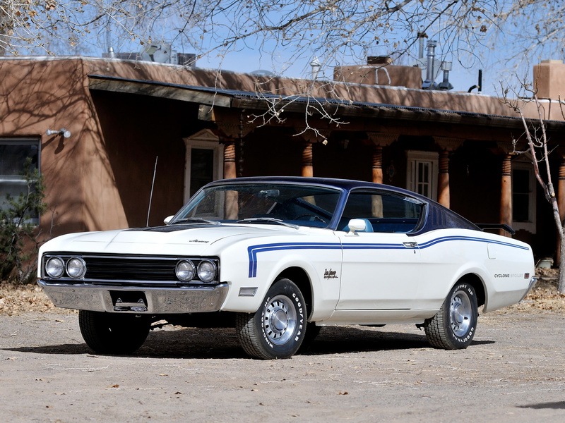 mercury, classic, 1080P, muscle, i i, gurney, 1969, cyclone, dan, 63h, spoiler