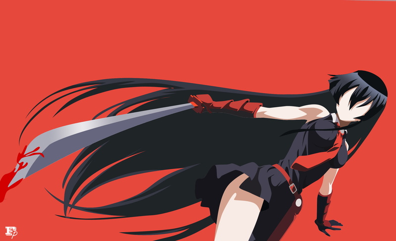 animal wildlife, Akame ga Kill!, no people, anime girls, domestic animals, colored background, lifestyles, Akame, lying down, fashion, studio shot, shoe