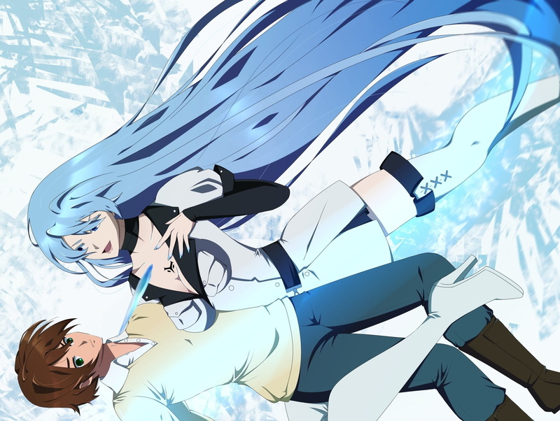 1080P, Tatsumi (Akame Ga Kill!), Esdeath (Akame Ga Kill!), Akame ga Kill!, Anime