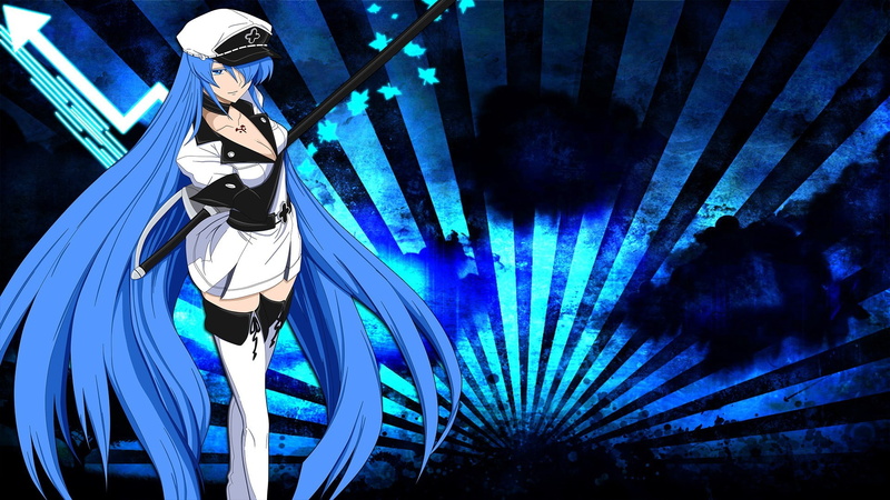 Esdeath, Akame Ga Kill!, anime, 1080P, Anime Girls