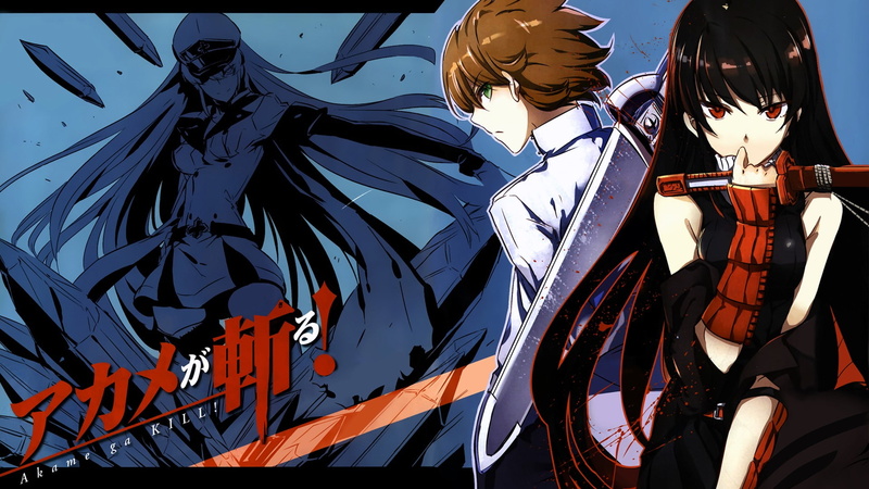 Tatsumi, 1080P, Akame, Anime Girls, Esdeath, Akame Ga Kill!, anime