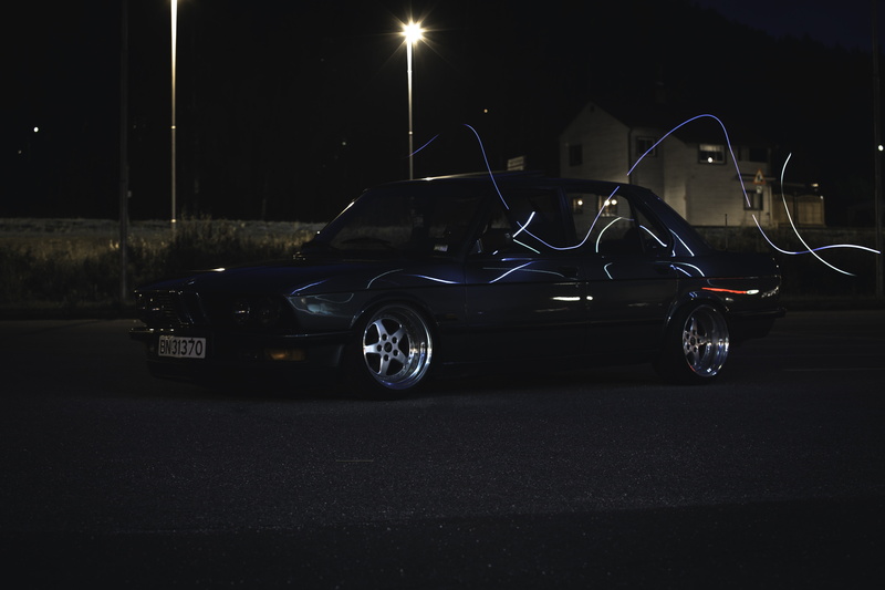 cool, e, bmw, car, 5K, night, bmw e28